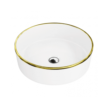 Umywalka nablatowa 37cm - Lavita Merida Gold Line